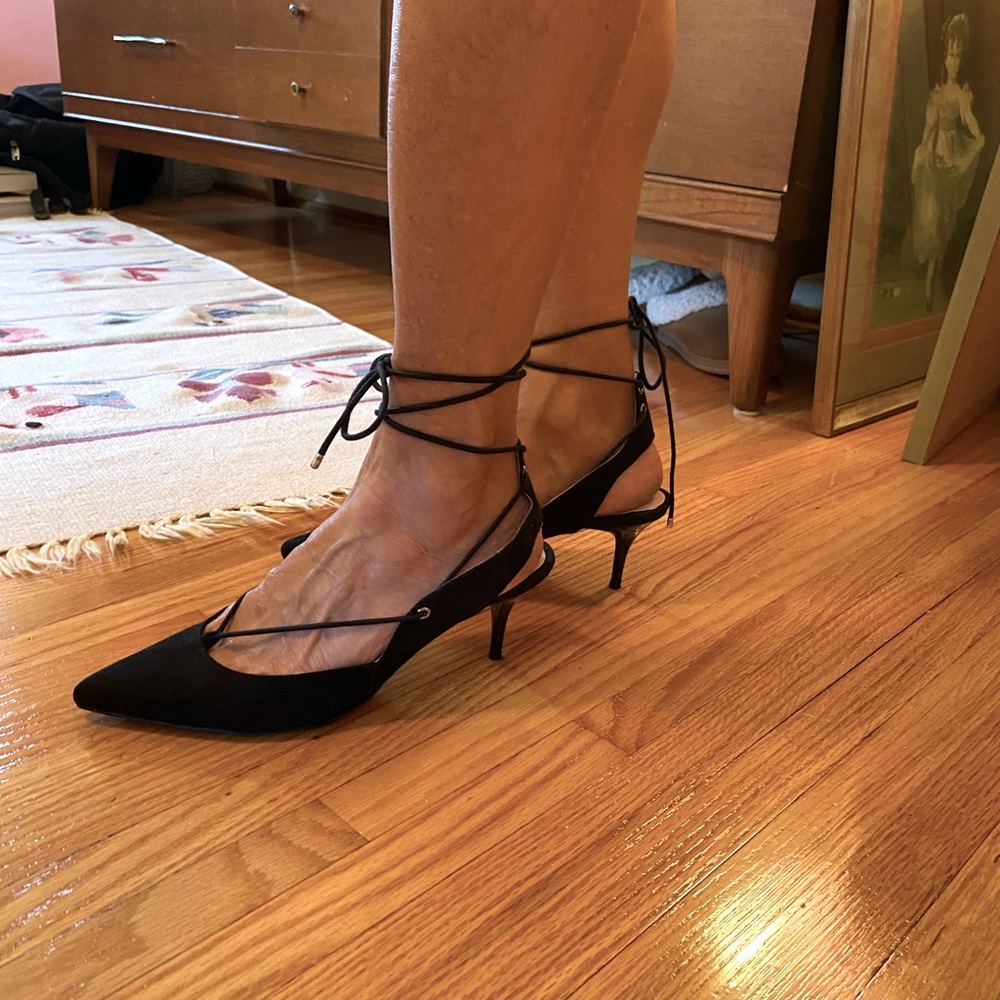 ASOS London Rebel kitten heel